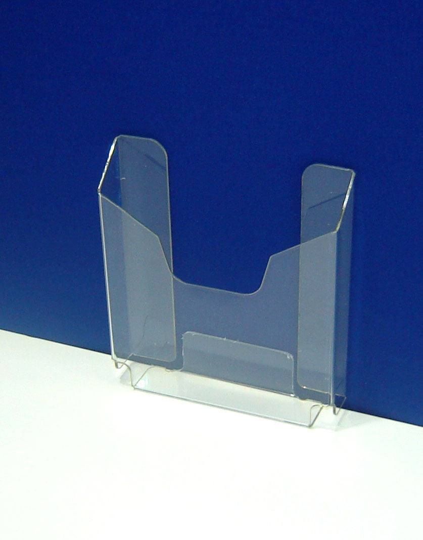 Folleto de bolsillo 120x140 vert 25mm, 1,5mm PET