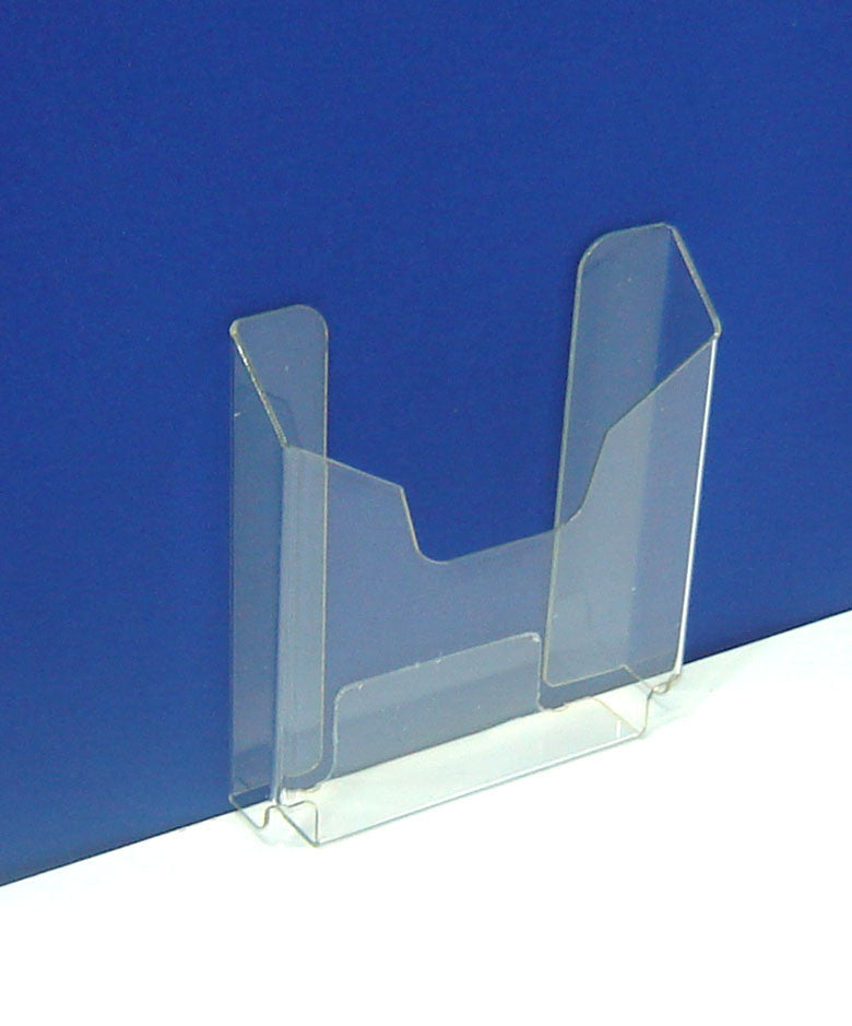 Folleto de bolsillo 120x140 vert 25mm, 1,5mm PET