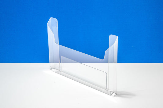 Porta folletos de bolsillo A4 horizontal 1,5 PET