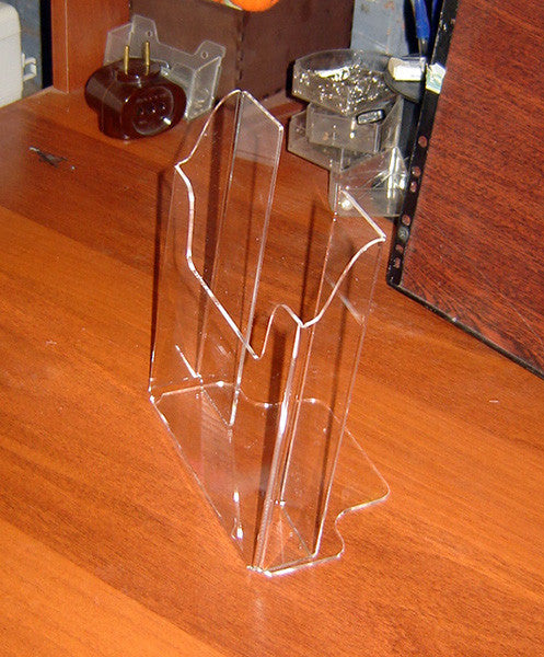 Set 2 pieces, Desktop Brochure Holder A5, Acrylic Stand For Brochures 150x210x115mm, Advertising Display Holder, Acrylic Display For Brochures, Stand For Brochures And Flyers, Acrylic Paper Holder
