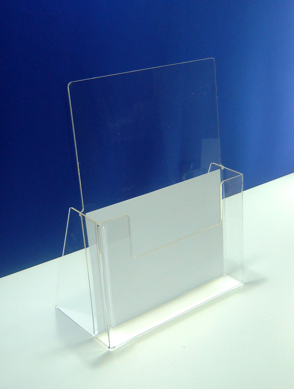 Set of 2 pcs, Desktop Brochure Holder A3, Acrylic Stand For Brochures 400x302x150mm, Advertising Display Holder, Acrylic Display For Brochures, Stand For Brochures And Flyers, Acrylic Paper Holder