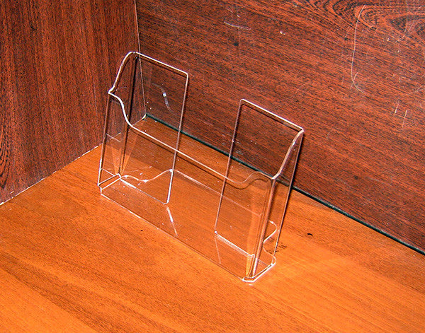 Set 2 pieces, Desktop Brochure Holder A5, Acrylic Stand For Brochures 227x37x140mm, Advertising Display Holder, Acrylic Display For Brochures, Stand For Brochures And Flyers, Acrylic Paper Holder