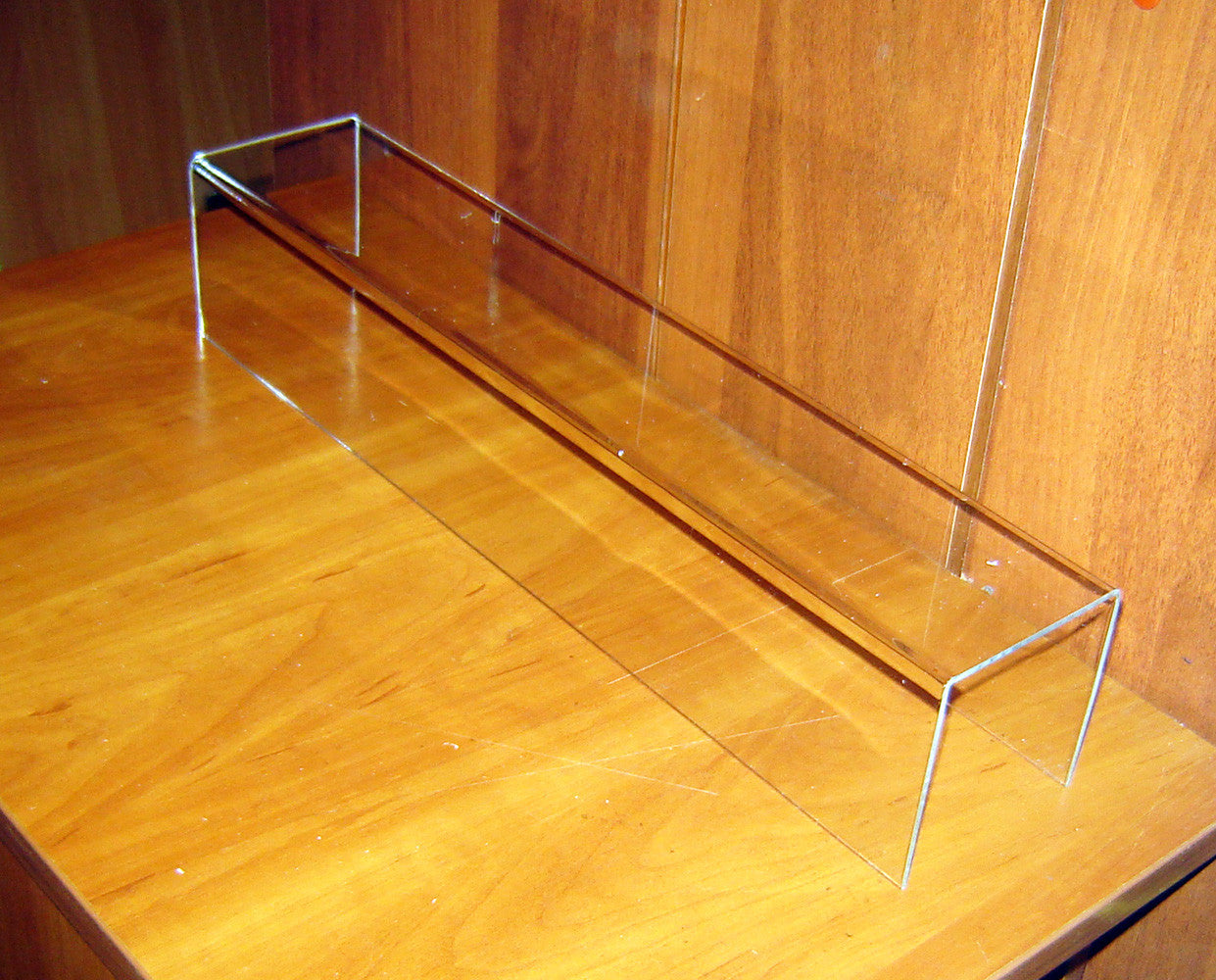 Acrylic stand for products, Acrylic display 500x100x100 mm, Acrylic show stand, stand for product 3mm material PET, Acrylic display for products, Acrylic Organizer for products, Acrylic Stand, Acrylic Showcase