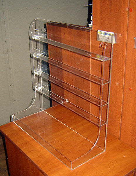 4-layer varnish stand with a shelf for bottles 500x206x533 mm