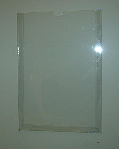 Set 5 pieces, Acrylic information Holder vertical A3 without tape, Information display without mounting tape, Acrylic Paper holder, Acrylic display, Acrylic document holder