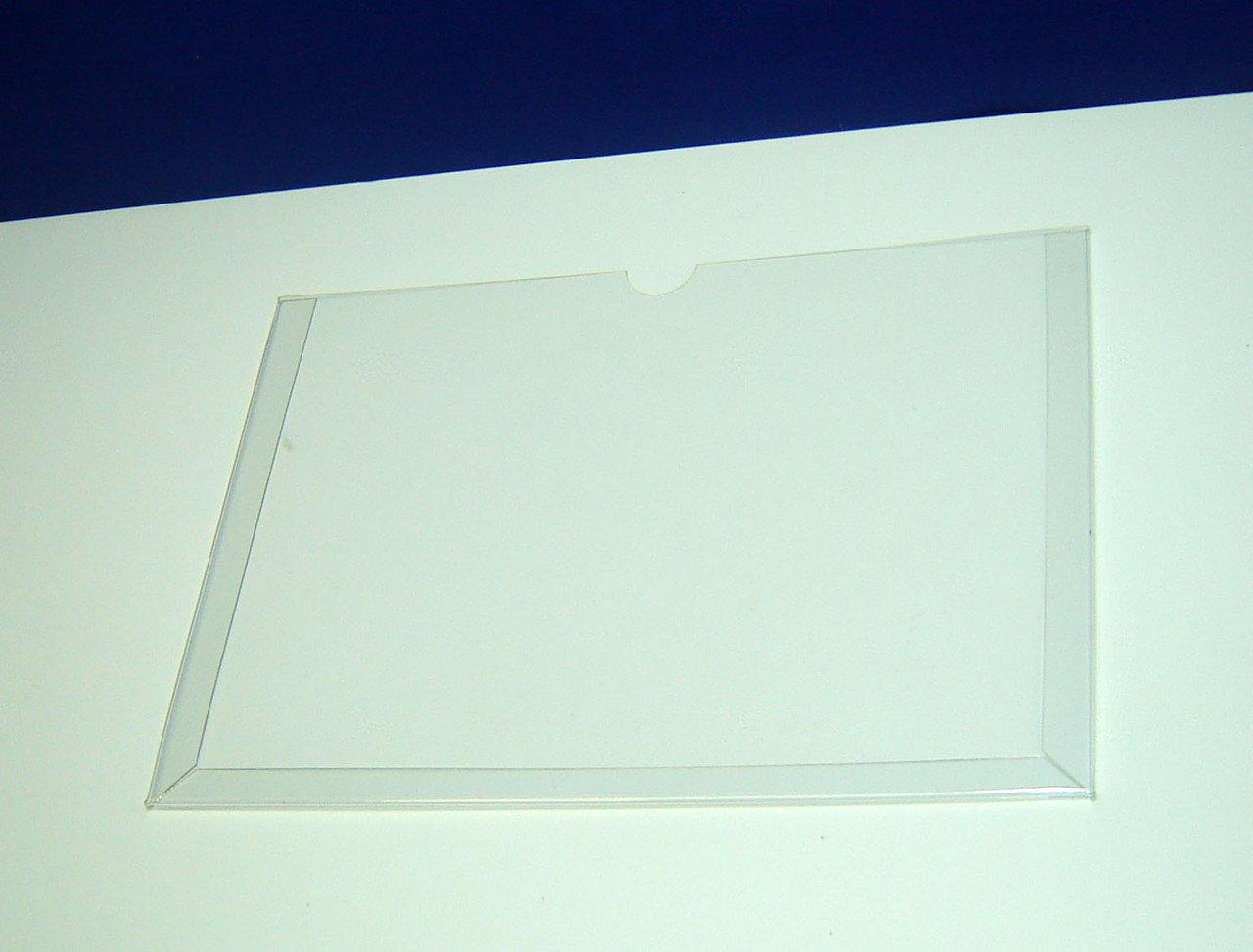 Set 5 pieces, Acrylic Information display A4 without tape, Information display without mounting tape, Acrylic Paper holder, Acrylic display, Acrylic document holder