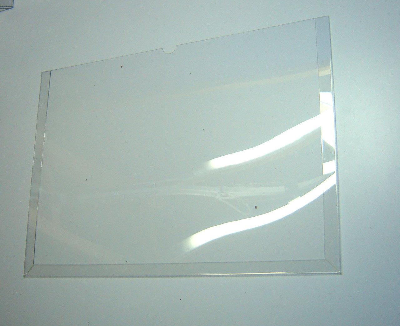 Set 5 pieces, Horizontal paper holder A3, Document display 420x297mm, Poster display, Information display without mounting tape, Acrylic Paper holder, Acrylic display, Acrylic document holder
