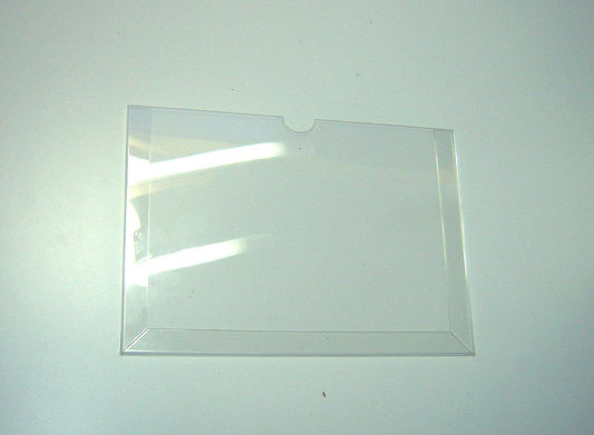 Portapapeles horizontal formato A5 210x148mm, PET 0,7mm, expositor de documentos, sin cinta de montaje