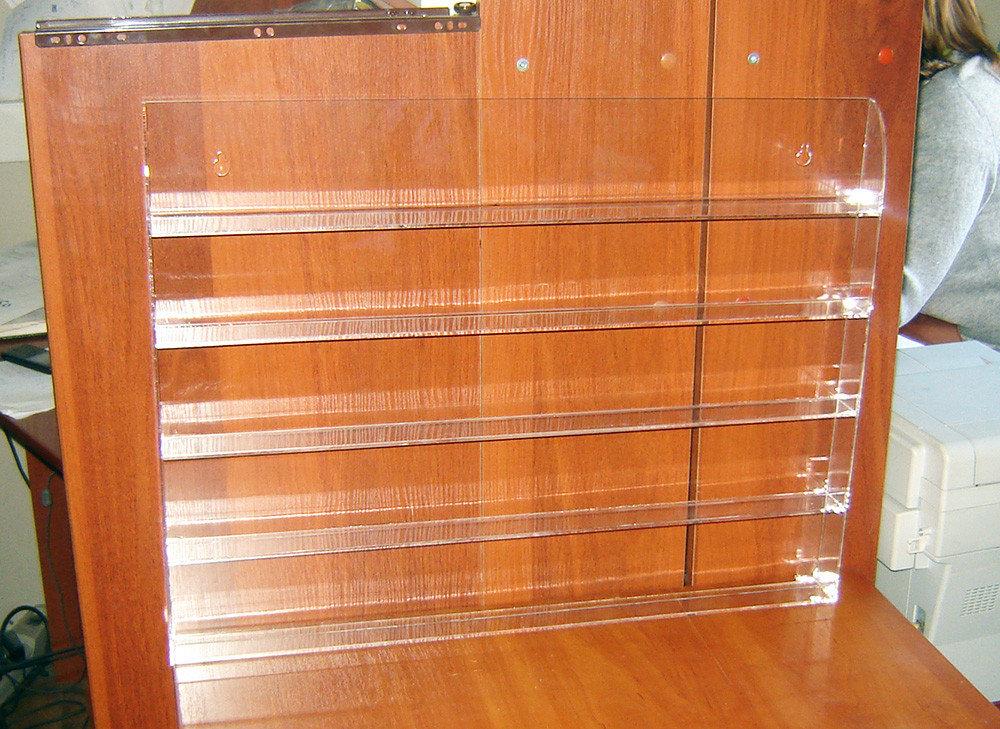 varnish display stand 620x45x472 mm 5 tiers