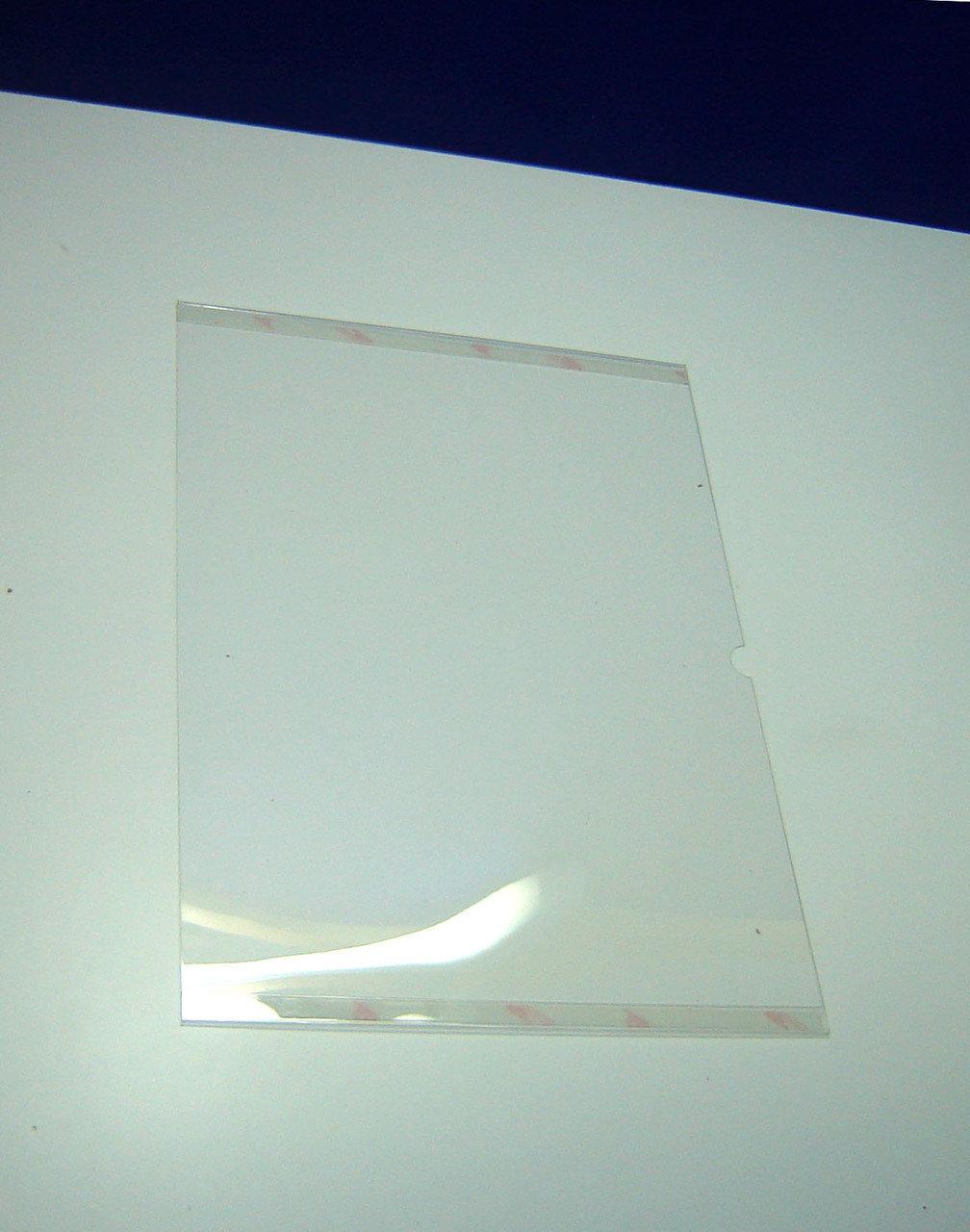 Set 5 pieces, Vertical paper holder A3, Document display 297x420mm, Poster display, Information display with mounting tape, Acrylic Paper holder, Acrylic display, Acrylic document holder