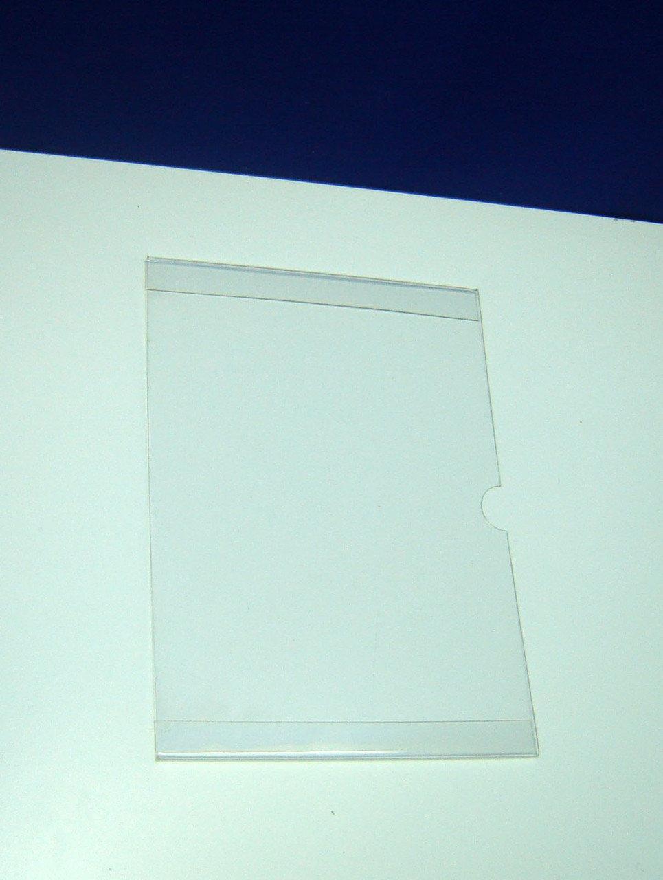 Set 5 pieces, Vertical Paper holder A5 format 148x210mm, PET 0.7mm, document display without mounting tape, Acrylic Paper holder, Acrylic display, Acrylic document holder