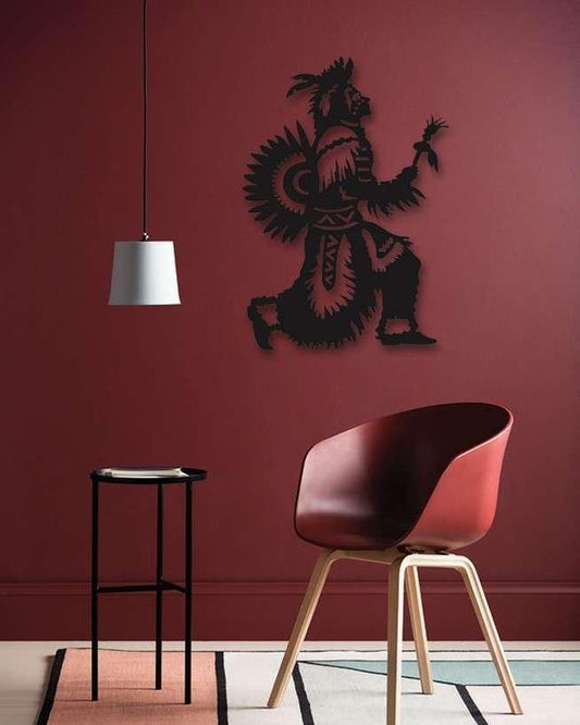 Індіанець – дерев’яний декор стін