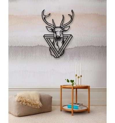 Ciervo – Decoración de pared de madera