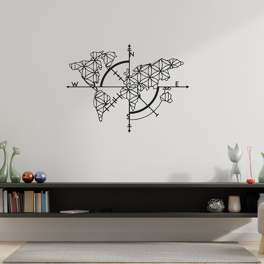Mapa de la vida – Mapa de pared de madera
