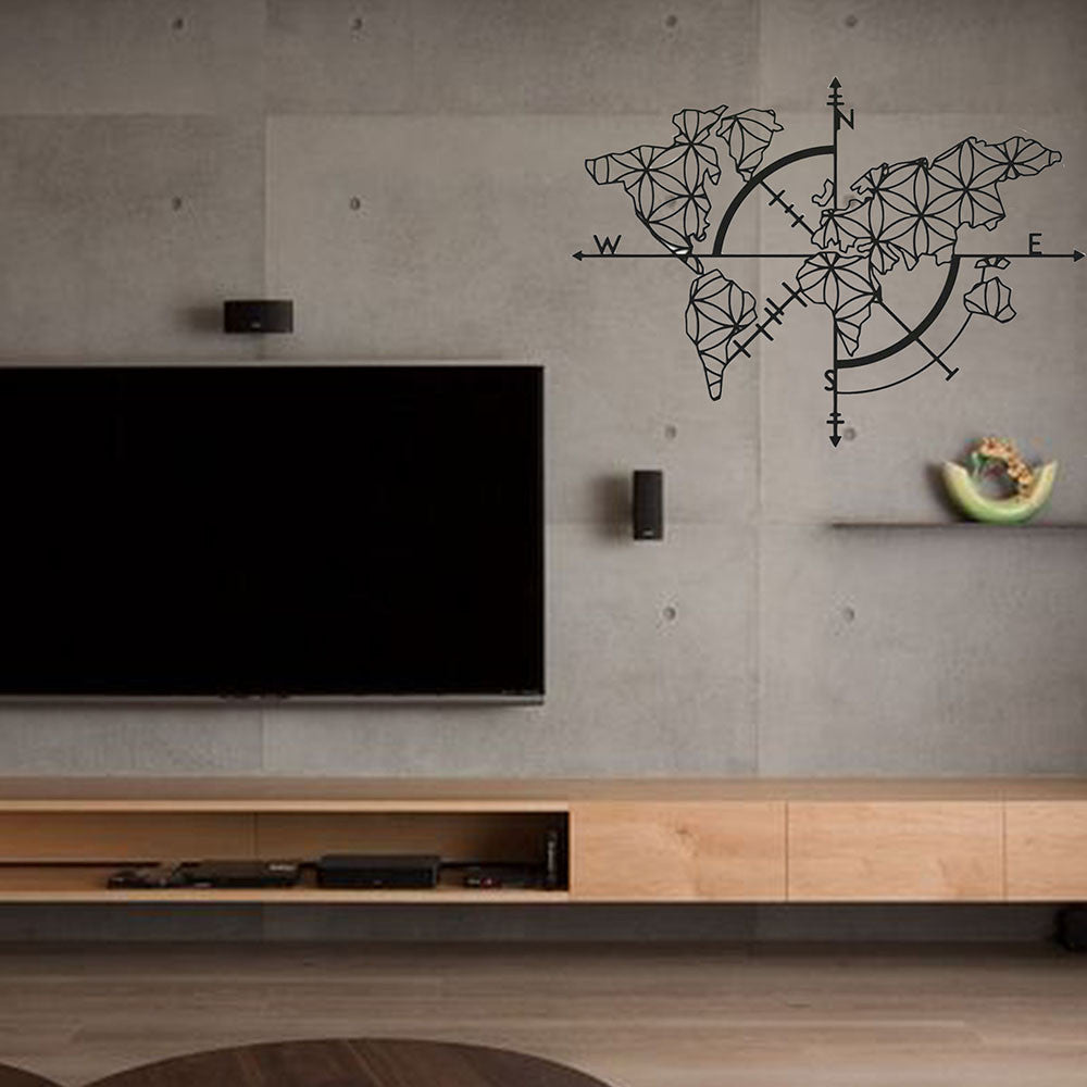 Mapa de la vida – Mapa de pared de madera