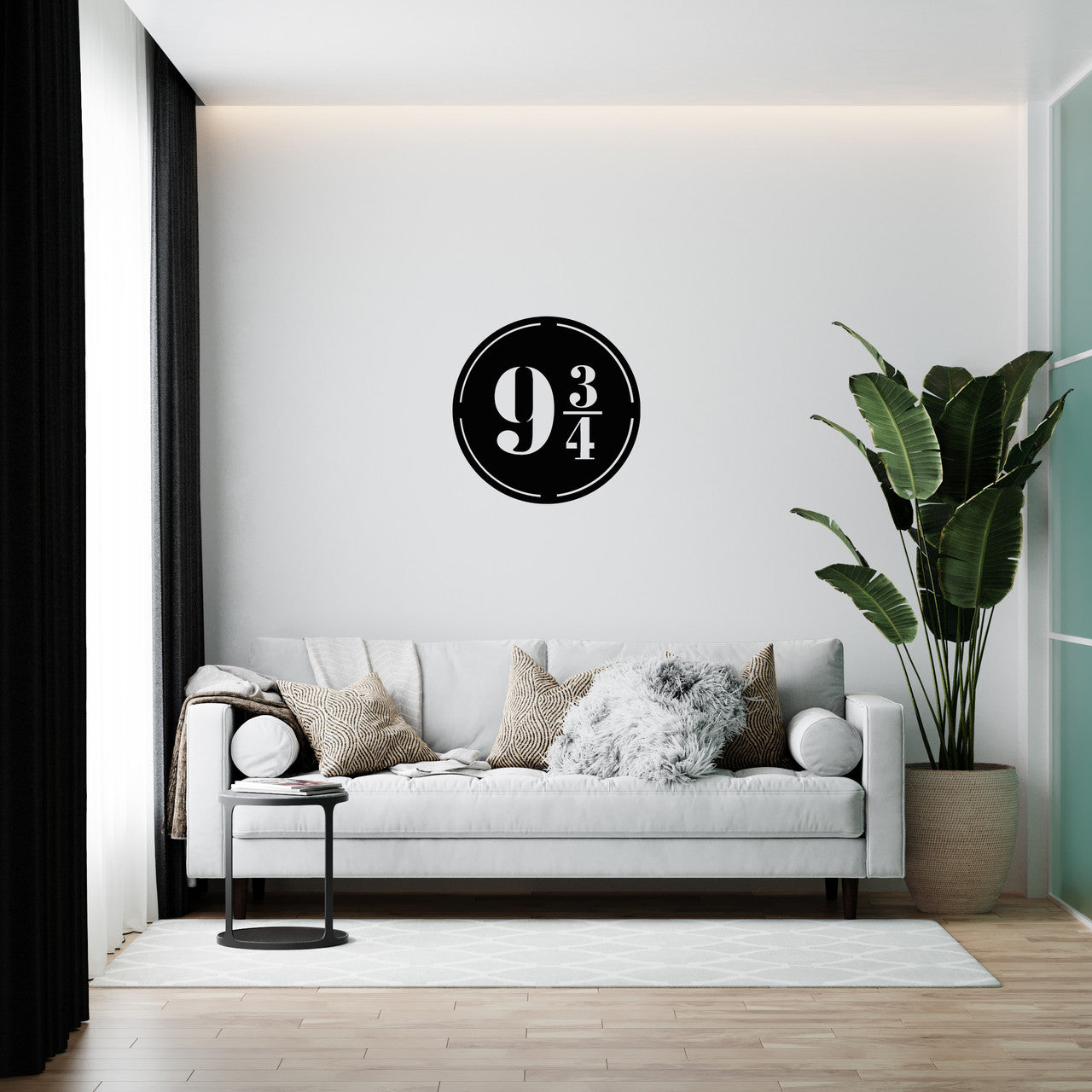 Andén 9 3/4 – Decoración de pared de madera