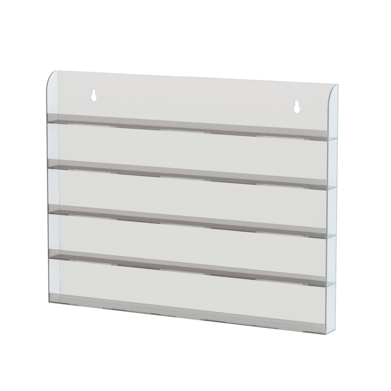 varnish display stand 620x45x472 mm 5 tiers