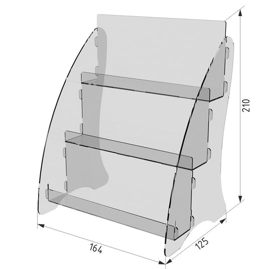 Stand for varnishes GL-3-164x125x210mm