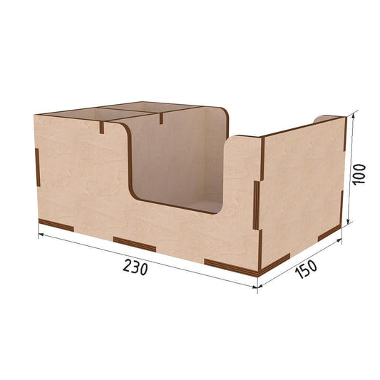 Барний органайзер дерев'яний 230х150х100