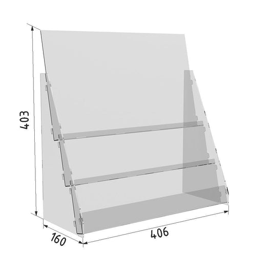підставка для листівок, брошур, буклетів