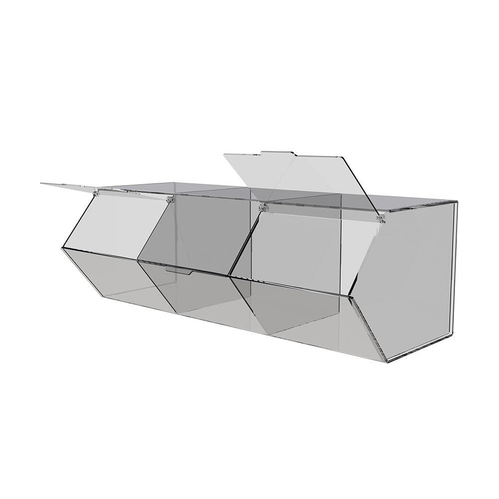 Dispenser for marmalade, snacks, nuts 3 cells