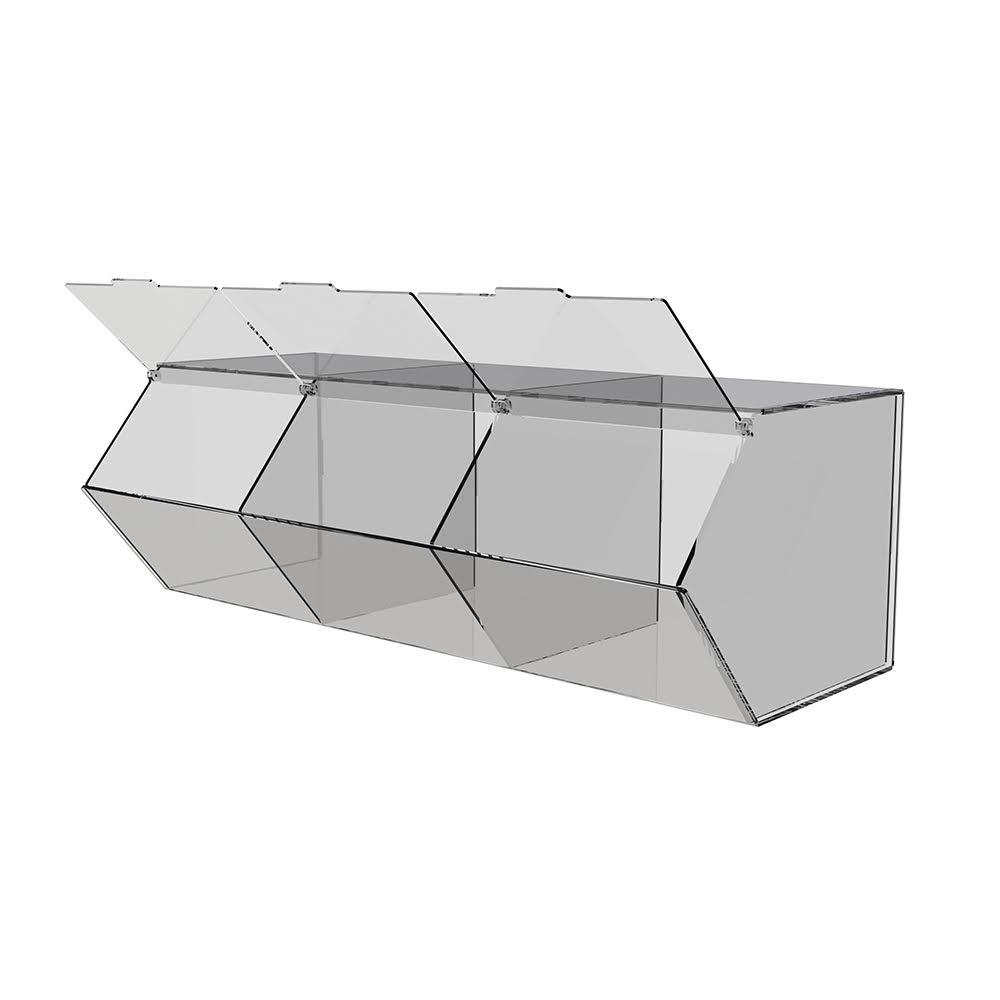 Dispenser for marmalade, snacks, nuts 3 cells