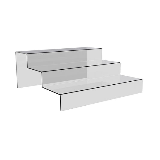 Акрилові підставки для виставок, 3-ярусна полиця-органайзер для парфумів і універсальний тримач для кексів, стійки для виставок для фігурок, полиці для десертів для вечірок для прикраси 350x348x150