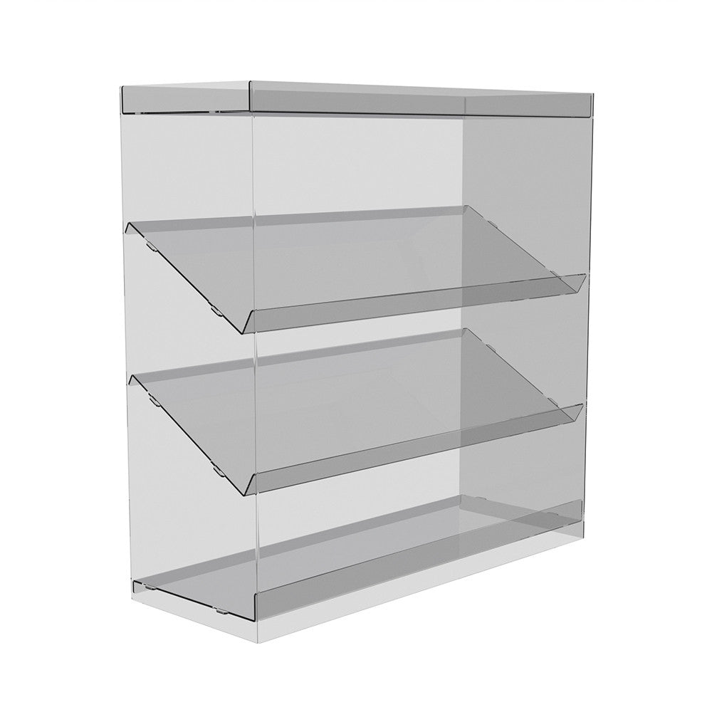 Acrylic Display Stand For Candy Bars, Acrylic organizer 4 shelves, Acrylic Display 400x400x150mm, Acrylic Showcase, Acrylic Stand for products