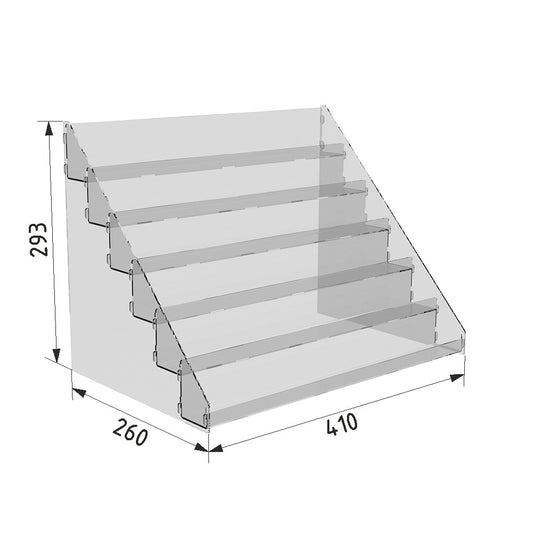 varnish stand 6 tiers 410x293x260 mm