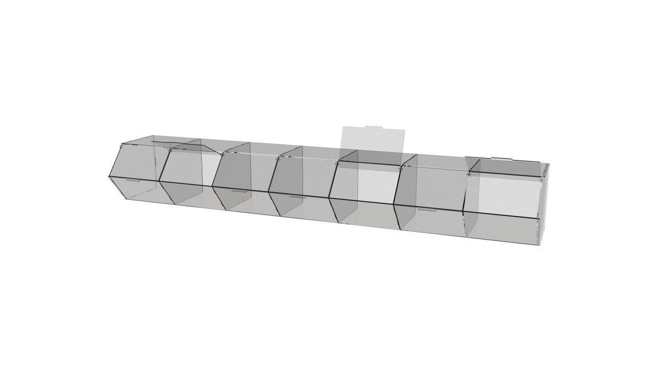 Dispenser for marmalade, snacks, nuts 7 cells