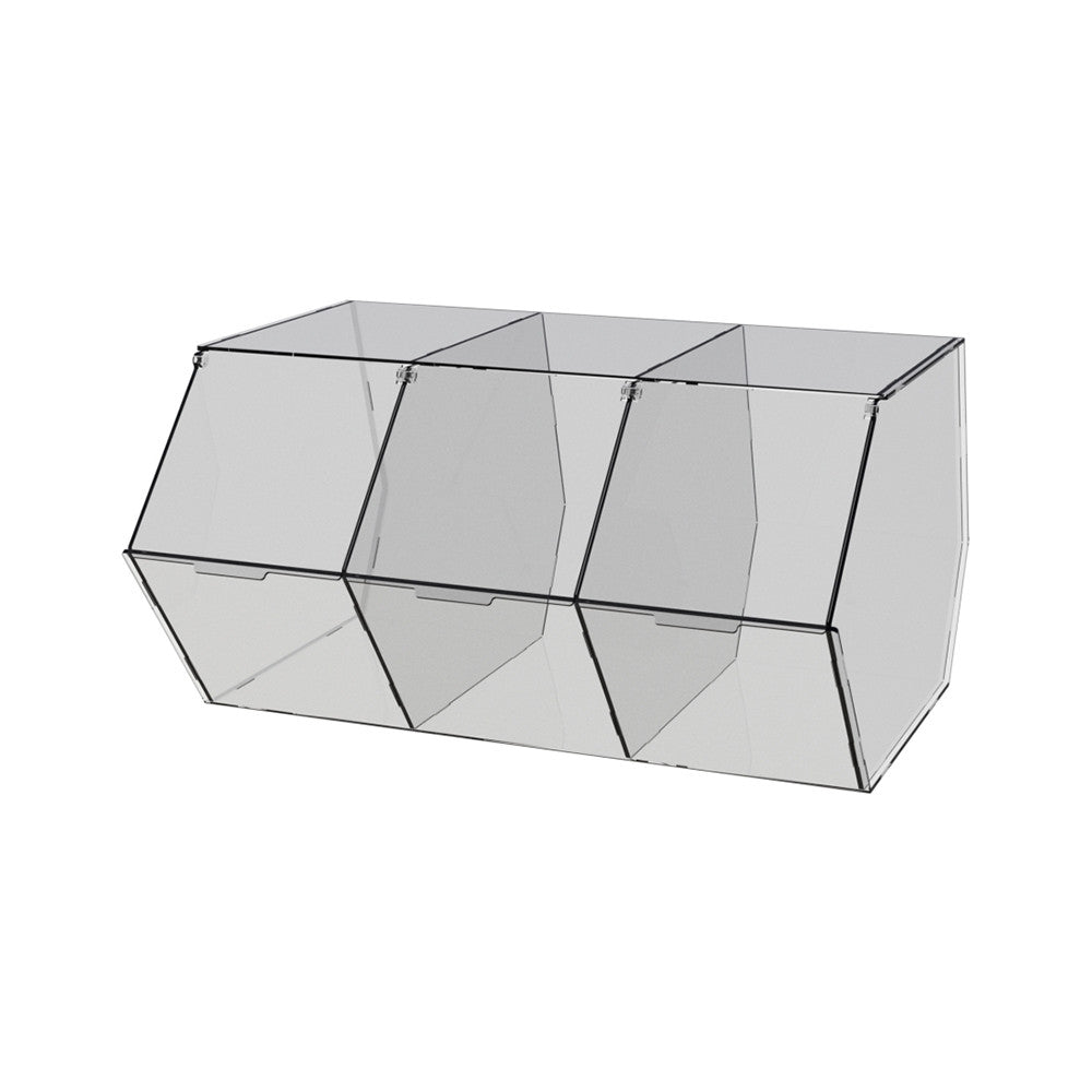 Dispenser for marmalade, snacks, nuts 3 cells