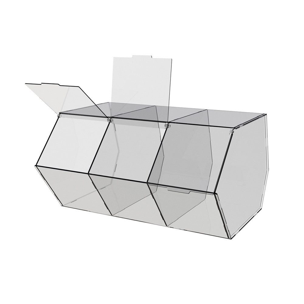 Dispenser for marmalade, snacks, nuts 3 cells