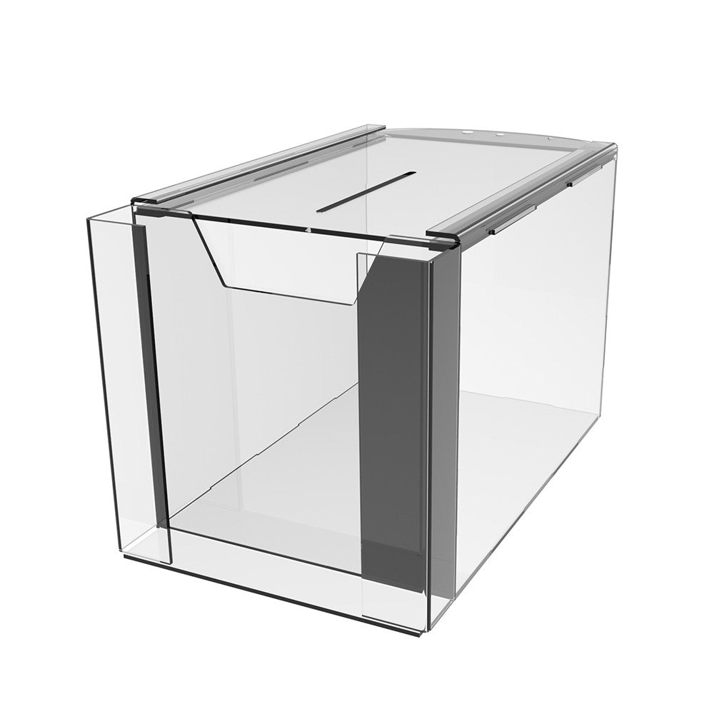 Donation box 215x150x150 with pocket