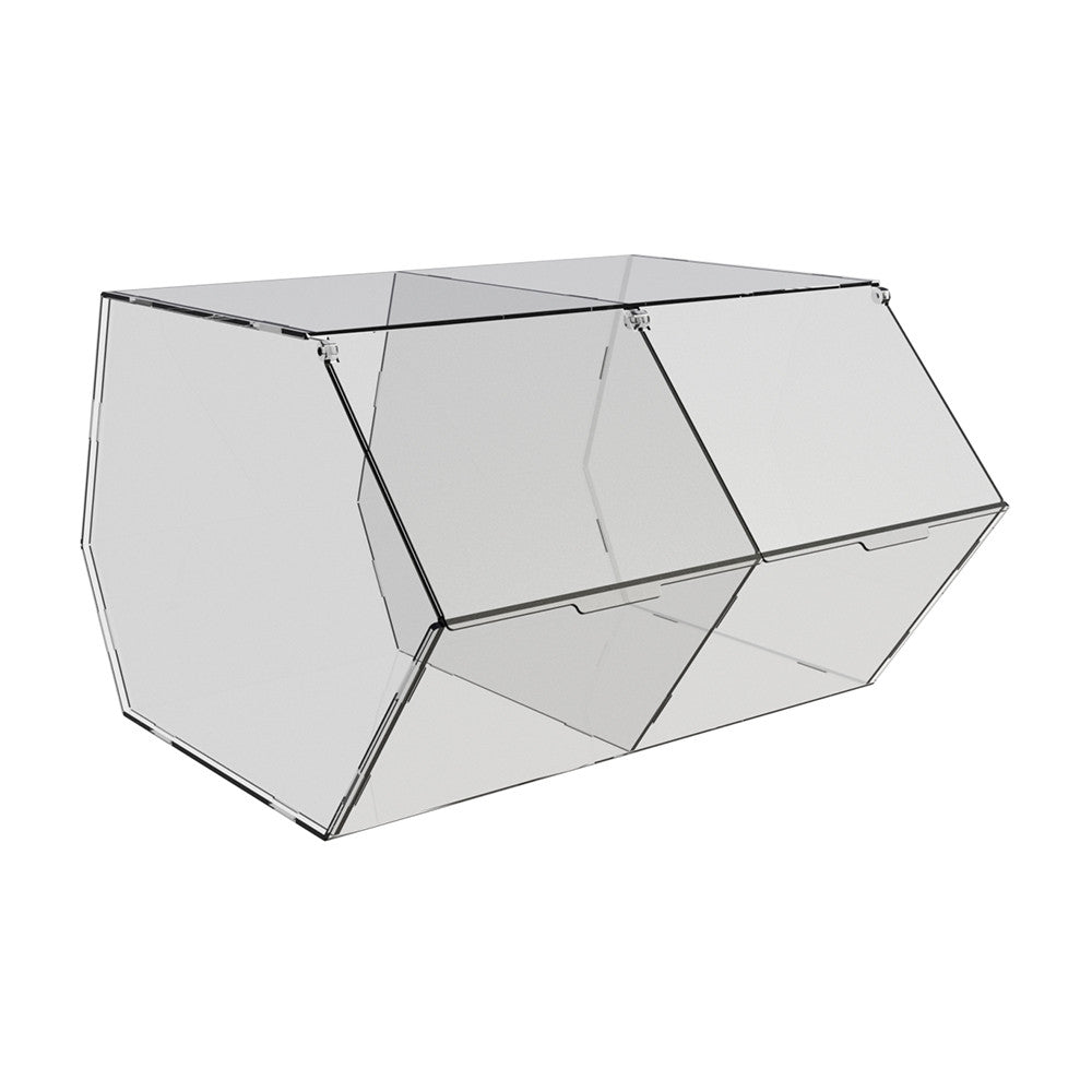 Dispenser for marmalade, snacks, nuts 2 cells