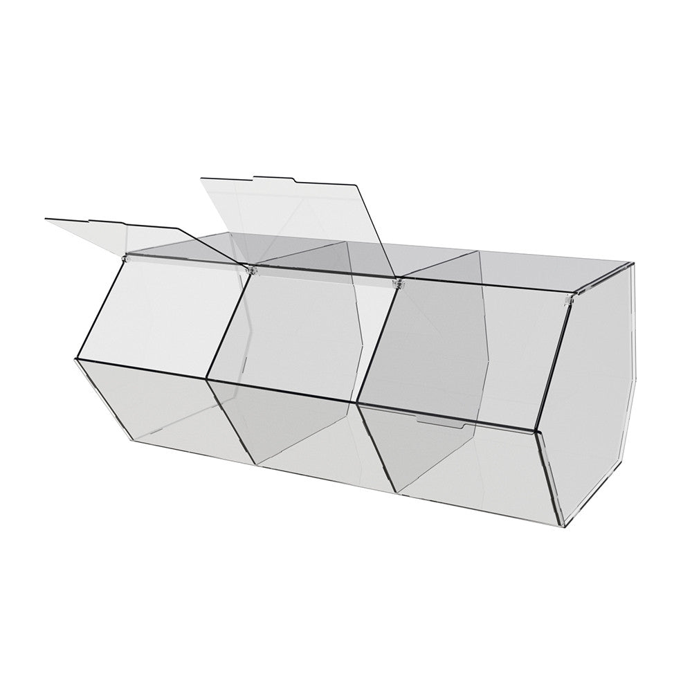 Dispenser for marmalade, snacks, nuts 3 cells