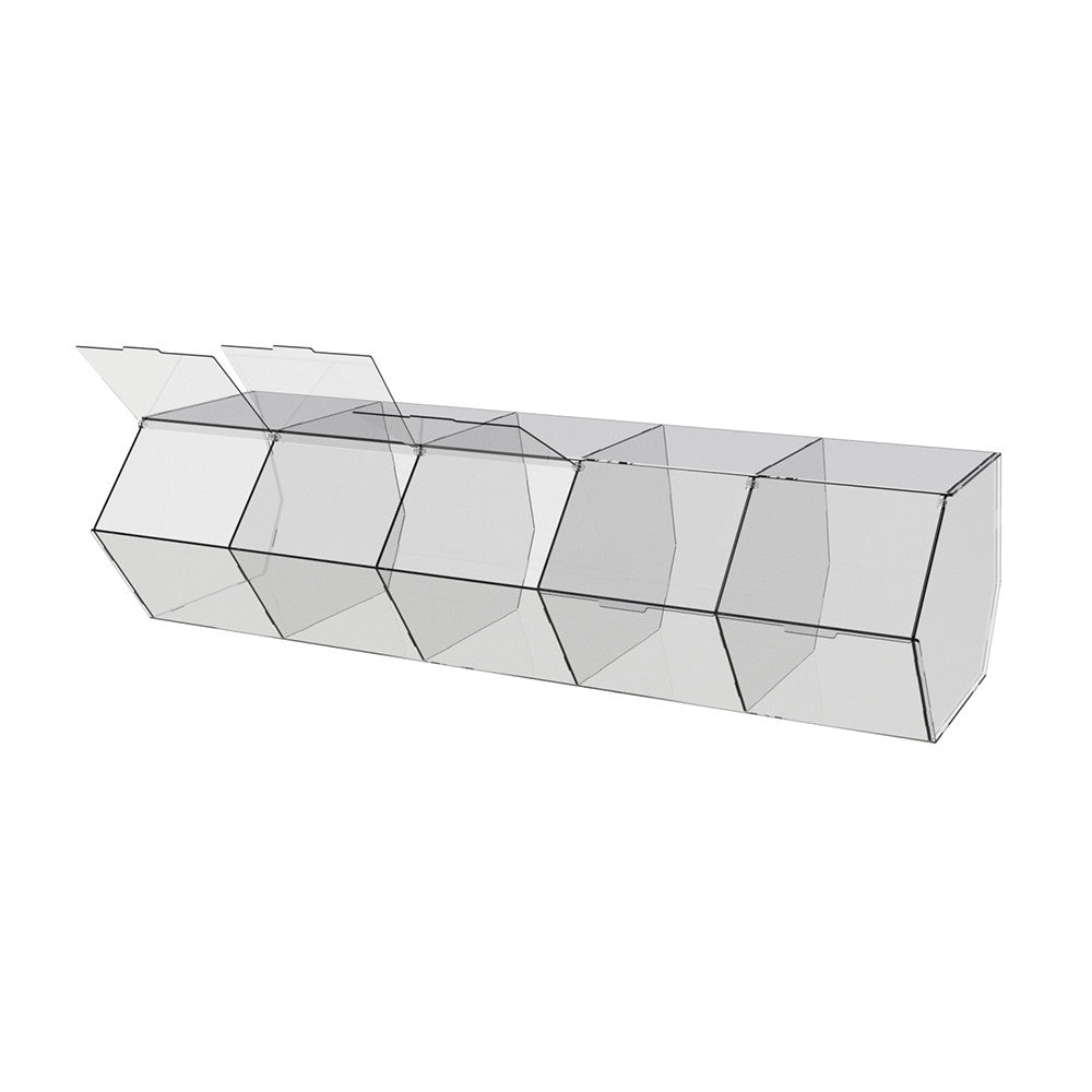 Dispenser for marmalade, snacks, nuts 5 cells