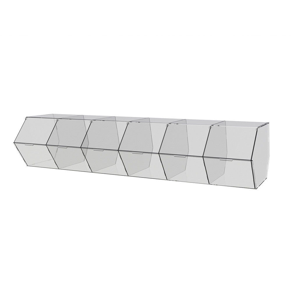 Dispenser for marmalade, snacks, nuts 6 cells