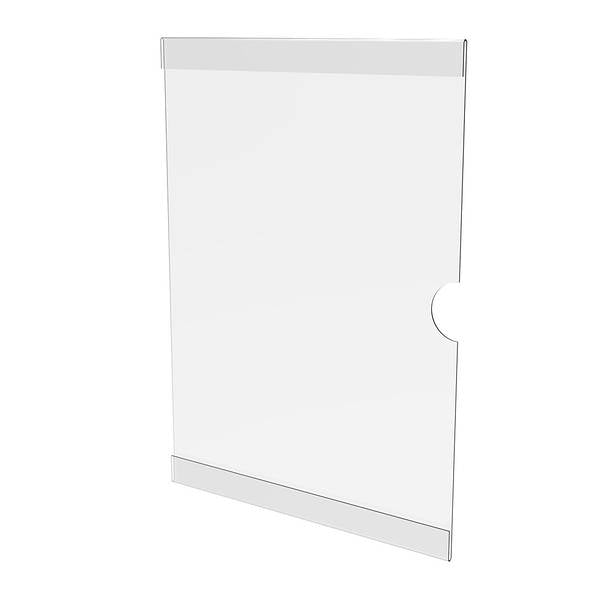 Set 5 pieces, Document holder A4 210x297mm vertical with mounting tape, wall mount paper desplay