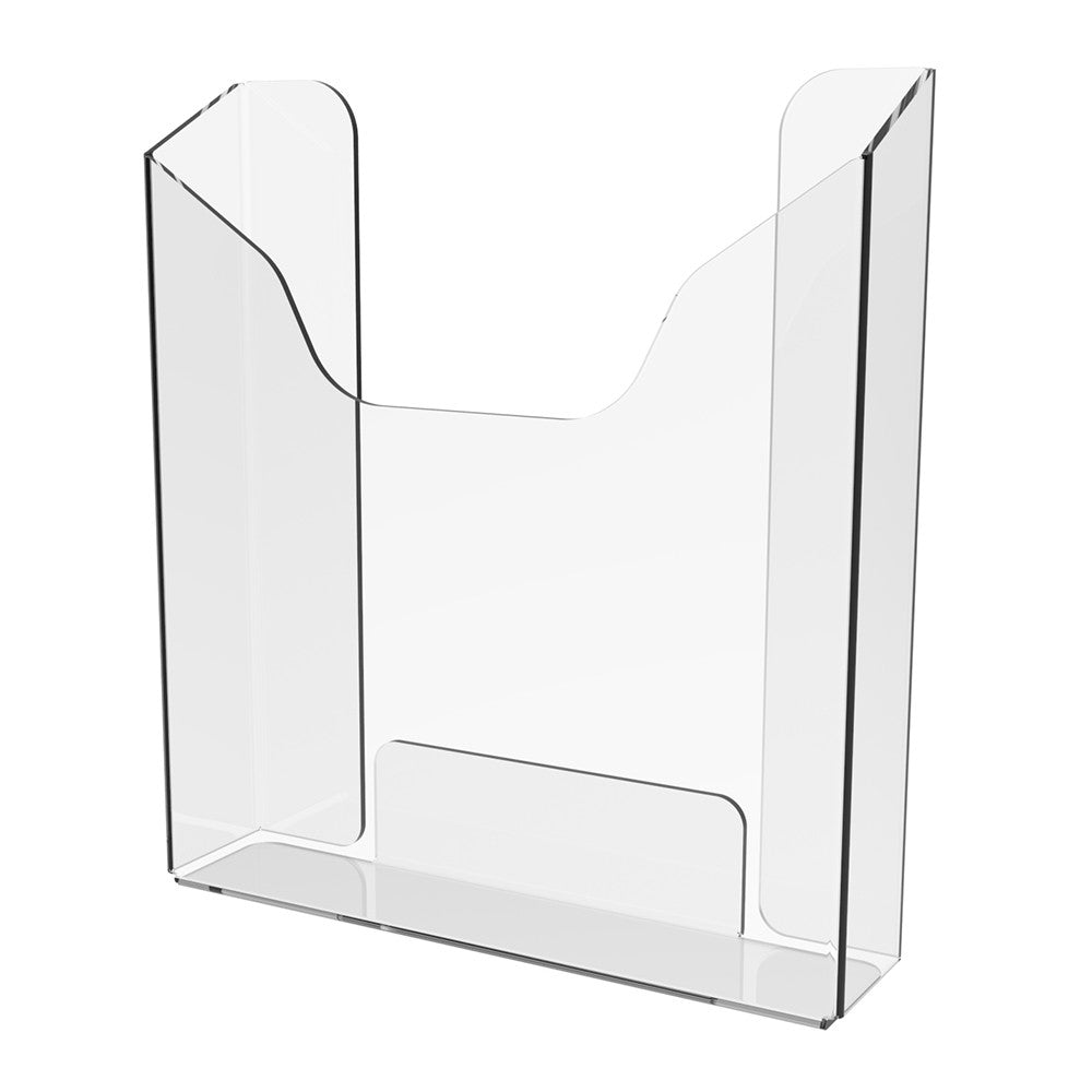 Folleto de bolsillo 120x140 vert 25mm, 1,5mm PET