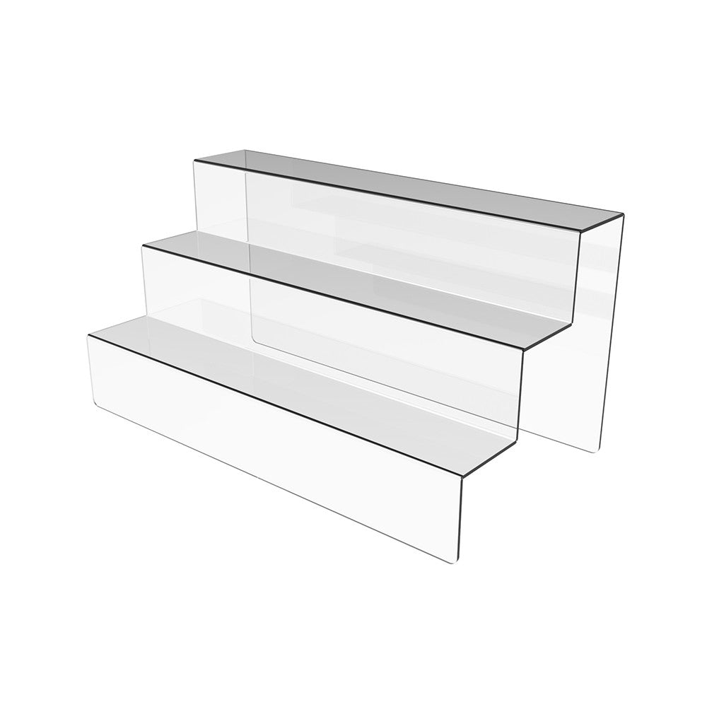 Acrylic stand for products 3 steps 300x150x150mm, Acrylic display, Acrylic display for products, Acrylic Organizer for products, Acrylic Stand, Acrylic Showcase