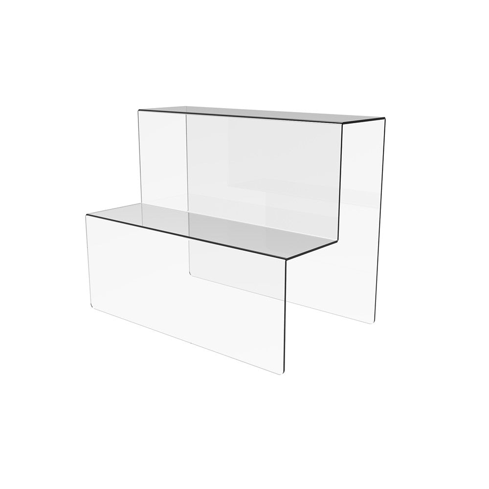 Acrylic stand for products 2 steps 250x200x150mm, Acrylic display, Acrylic display for products, Acrylic Organizer for products, Acrylic Stand, Acrylic Showcase