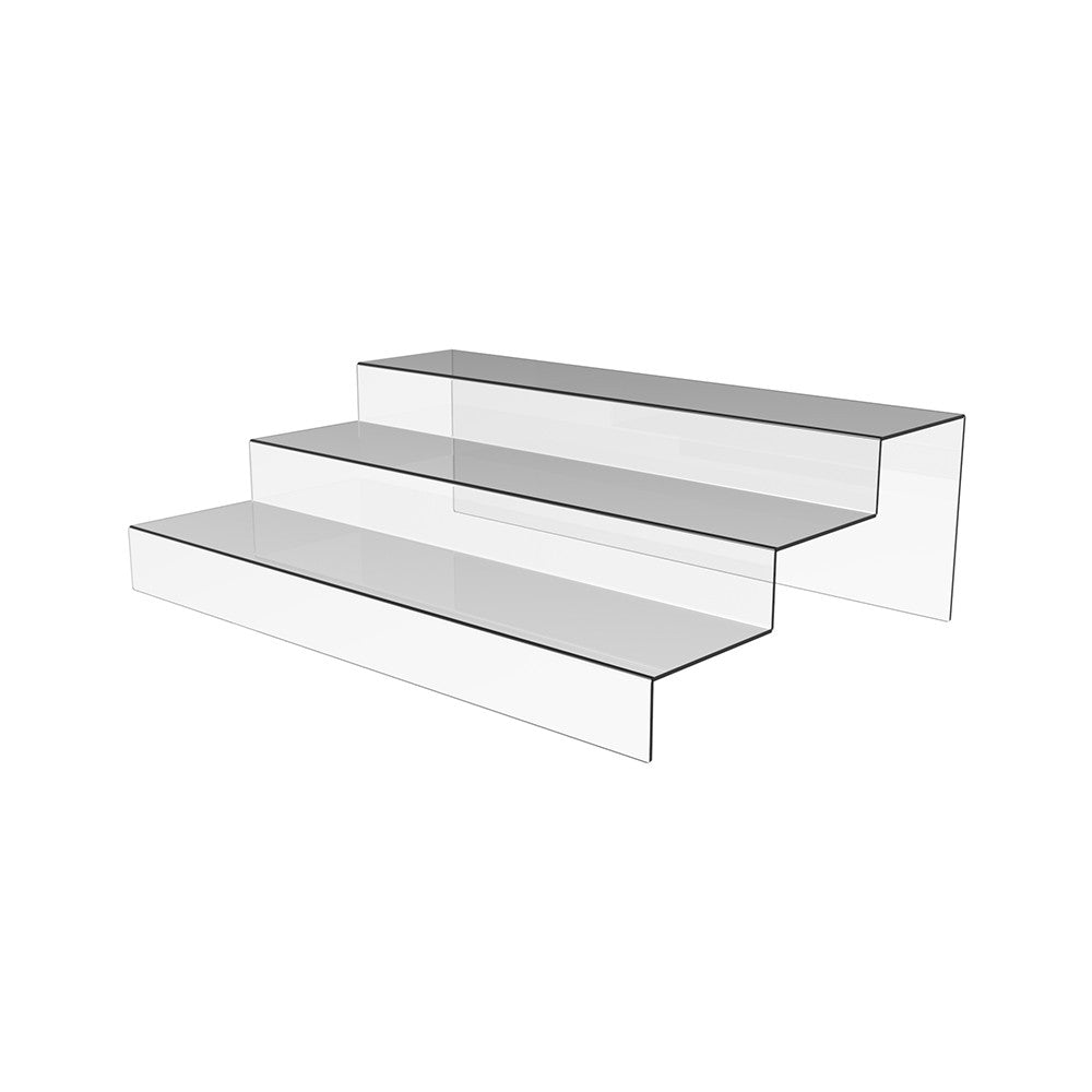 Acrylic stand for products 3 steps 500x348x150mm, Acrylic display, Acrylic display for products, Acrylic Organizer for products, Acrylic Stand, Acrylic Showcase