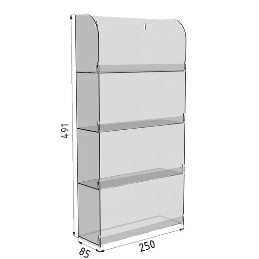Shelf for small items 4-tier 491x250x85