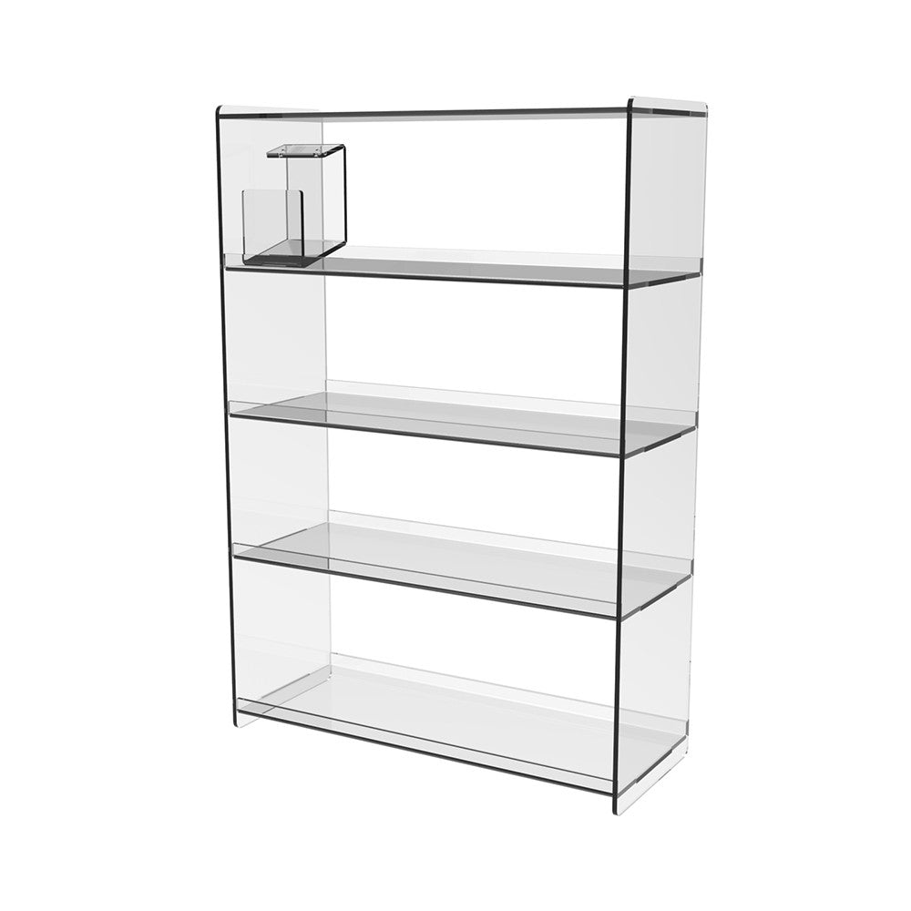 Acrylic Display 4 shelves 250x100x365mm, Acrylic Stand, Acrylic Organizer, Acrylic Showcase, Acrylic Display Casce