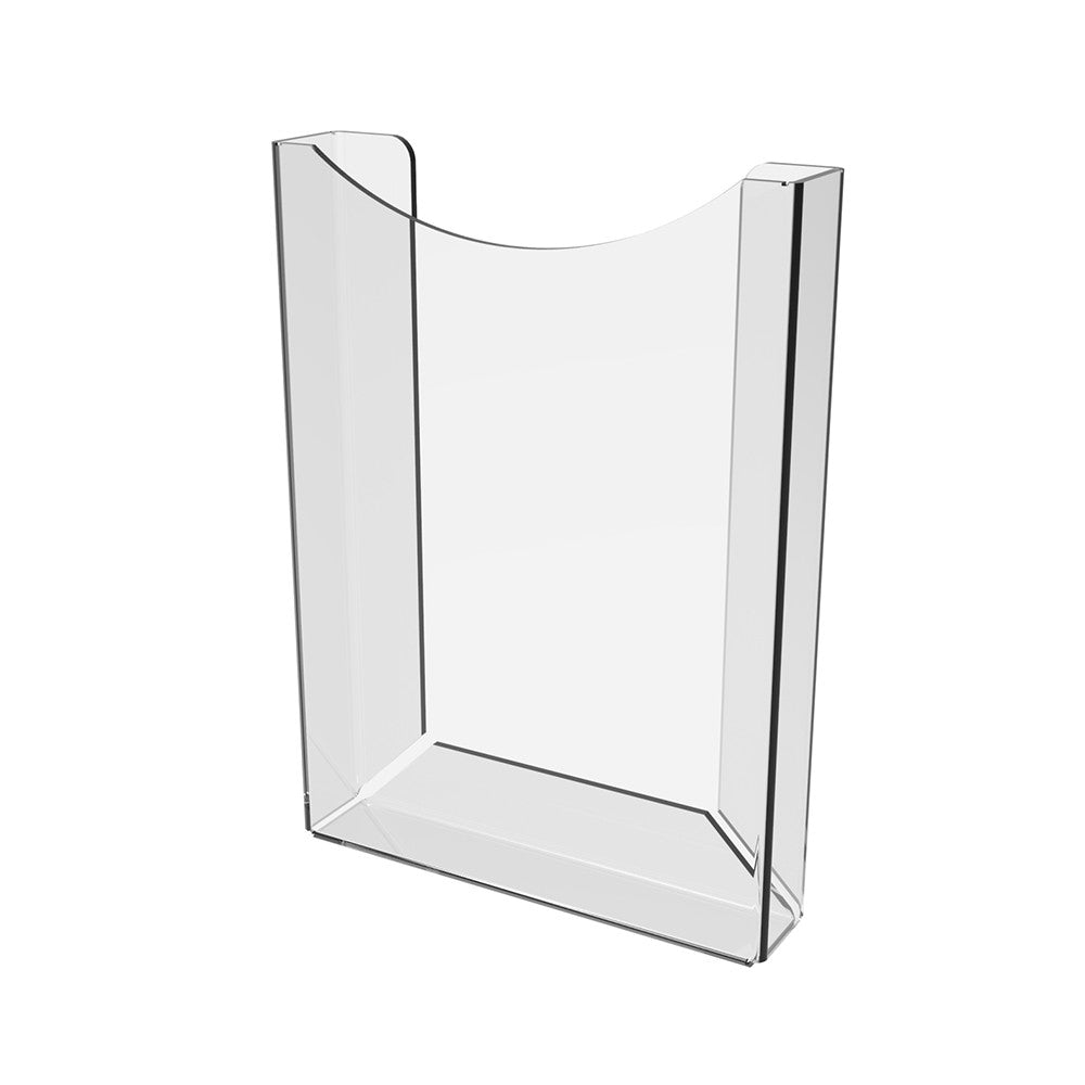 Folleto de bolsillo A6 vert 10mm con cinta