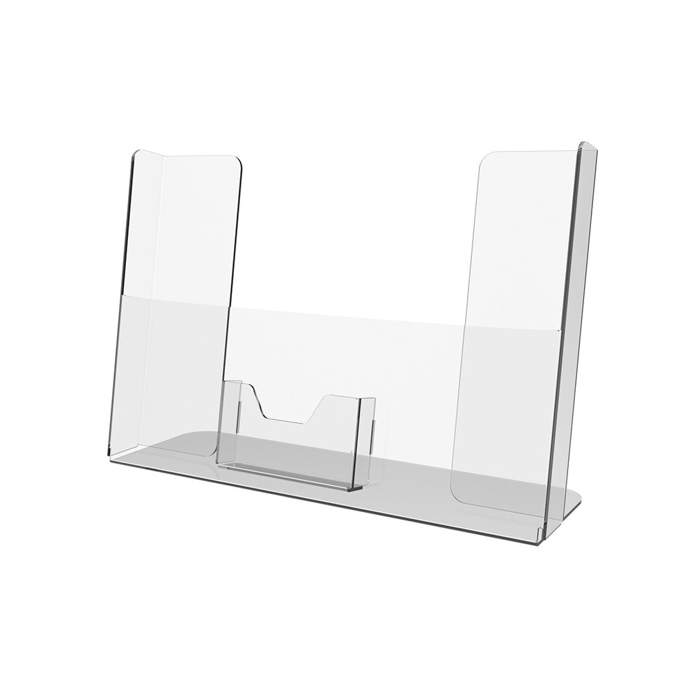 Set 2 pieces, Booklet holder, Paper holder A4 , 210x100x305mm, Acrylic Stand, Acrylic Display, Advertising Stand, Exhibition Equipment, Information Stand, Acrylic Brochure Holder