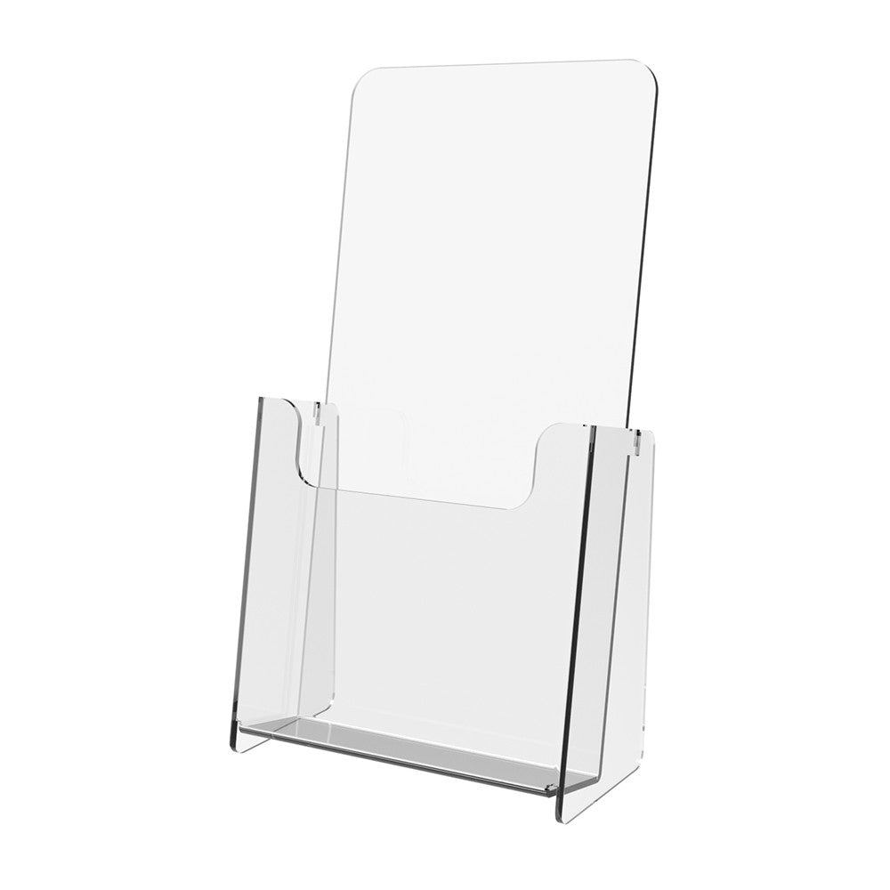 Set of 2 pcs, Desktop Brochure Holder A3, Acrylic Stand For Brochures 400x302x150mm, Advertising Display Holder, Acrylic Display For Brochures, Stand For Brochures And Flyers, Acrylic Paper Holder