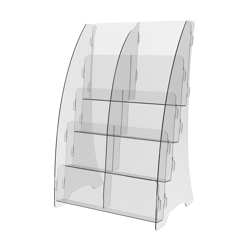 Booklet holder 210x170x340mm, Acrylic Stand, Acrylic Display, Advertising Stand, Exhibition Equipment, Information Stand, Acrylic Brochure Holder