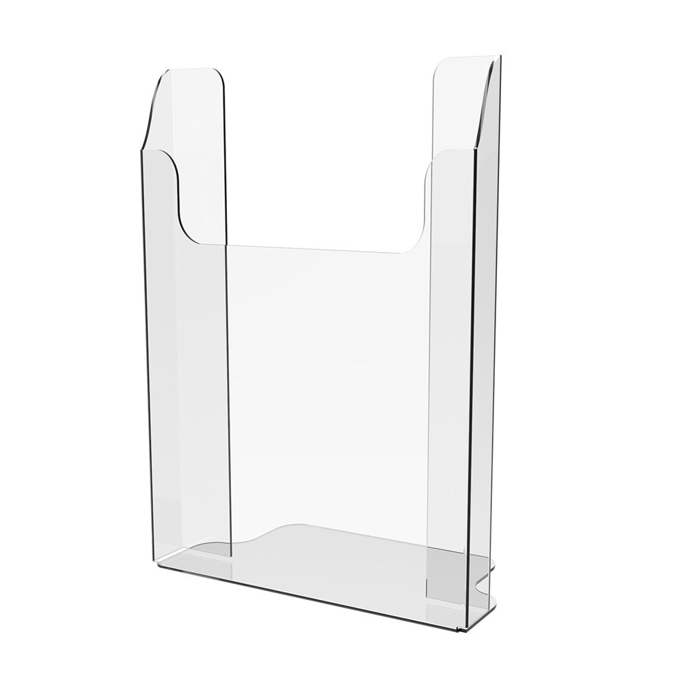 Set 2 pieces, Desktop Brochure Holder A5, Acrylic Stand For Brochures 150x210x115mm, Advertising Display Holder, Acrylic Display For Brochures, Stand For Brochures And Flyers, Acrylic Paper Holder