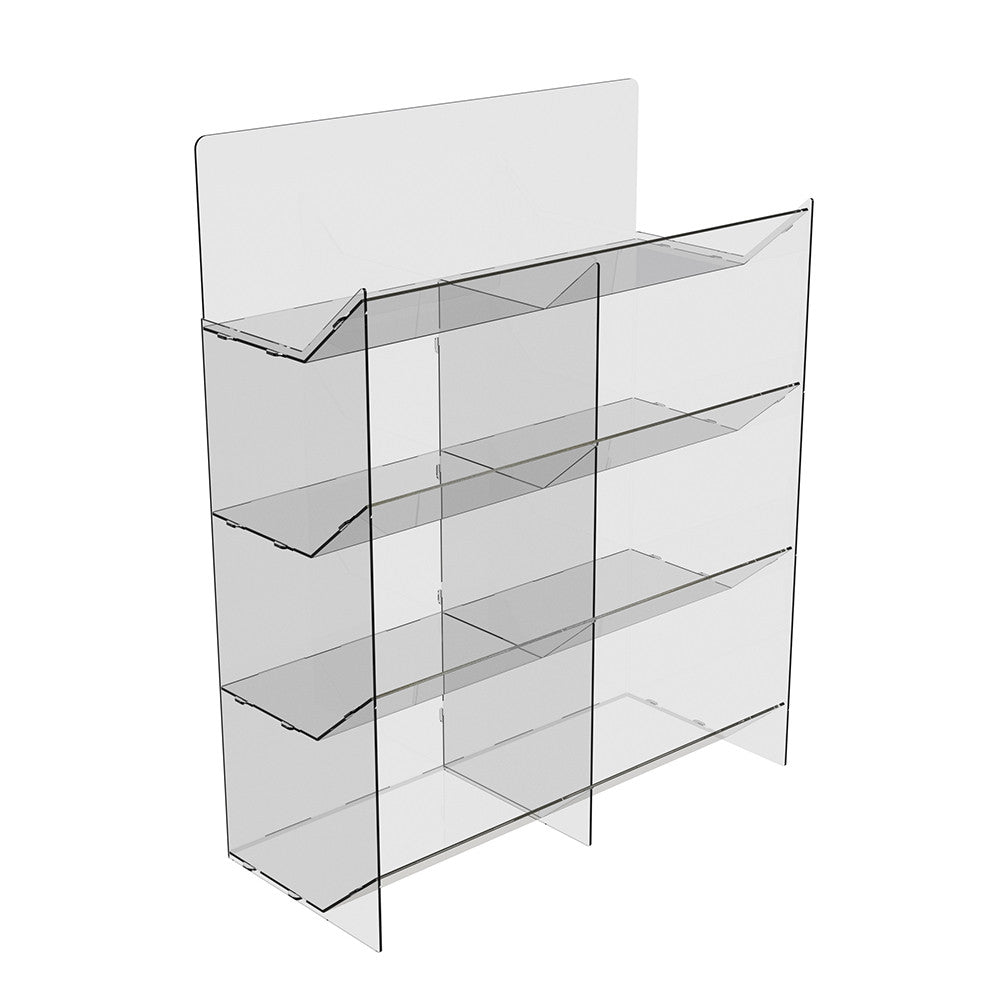 Acrylic Display Stand, Acrylic Display For Candy Bars, Acrylic Stand 500x170x395mm, Acrylic Organizer, Acrylic Showcase, Acrylic Stand for products